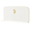 Image de U.S. POLO ASSN. Jones Zip Around Wallet Cream White