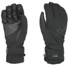 Image de Level Alpine - Gants de ski pour homme avec fermeture à déchirure, gants d'hiver thermiques pour homme imperméables, gants avec patchs en cuir chauds et résistants, vêtements de neige pour homme pour