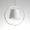 Image de Zafferano Poldina Suspension LED avec batterie, blanc