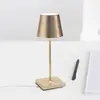 Image de Zafferano Poldina mini lampe à poser rechargeable intérieur doré
