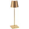 Image de Zafferano, Poldina Pro avec Feuille d'Or, Lampe de Table Rechargeable et Sans Fil avec Contrôle Tactile, Utilisable comme Lampe d'Intérieur, Dimmer 2200-3000 K, Hauteur 38 cm