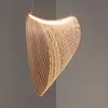 Image de Luceplan Illan Lampe suspendue en bois LED à intensité variable Ø 100 cm