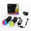 Image de Twinkly Strings 250 LED RGB+Blanc, Guirlande Lumineuse Exterieur et Intérieur, Lumières LED Multicolores, Compatible avec Alexa, Google Home, Guirlande Noël, IP44, Contrôle App, Fil Noir, 20m
