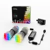 Image de Twinkly Strings 250 LED RGB+Blanc, Guirlande Lumineuse Exterieur et Intérieur, Lumières LED Multicolores, Compatible avec Alexa, Google Home, IP44, Guirlande Noël, Contrôle App, Fil Noir, 20m