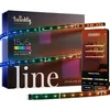 Image de Twinkly Line Kit Extension 1.5m, Bandeau LED Multicolore Magnétique et Adhésif, À Associer au Line Starter Kit, Compatible avec Alexa, Google Home, 16 M+ de Couleurs, Contrôlé par App, Fil Noir