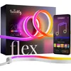 Image de Twinkly Flex - Tube Lumineux Flexible avec LED RGB - Éclairage de décoration intérieure - Contrôlé par App, fil blanc, 2m