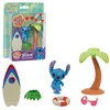 Image de STITCH Disney, Coffret Surf, avec 1 Figurine, et Accessoires Autour du Surf, Jouets pour Enfants à partir de 3 Ans, GIOCHI PREZIOSI, TTC20