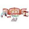 Image de Bluey BLY40010 School Playset, école de la série de Dessins animés pour Enfants, 2 Figurines Chloe, playset Transformable de 9 pièces d'accessoires et pagatines décoratives, 3 Ans, célèbre