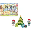 Image de Bluey - Calendrier de l'Avent, Calendrier avec 24 pièces, Comprend des figurines de la série et des accessoires, pour garçons et filles +3 ans d'âge, Célèbre (BLY54000)