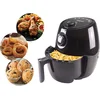 Image de BEPER P101FRI001 Friteuse à air chaud, sans huile, minuterie et température réglable, récipient et grille amovibles, 2 litres de capacité, 1000 W de puissance, noir