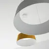 Image de Suspension LED Stilnovo Oxygen, jaune, Ø 56 cm