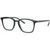 Image de RAY-BAN VISTA mixte adulte 0RX7185 Lunettes de soleil, (Black), 52