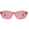 Image de Emporio Armani Sunglasses pour femme, Rose transparent, violet clair, 55