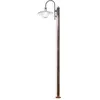 Image de Lampe de sol 1 lumière Collection Campobasso A340-1 Noir fumé Cuivre