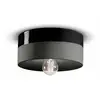 Image de Ferroluce Plafonnier PI céramique brillant/mat Ø25cm noir