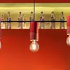 Image de Ferroluce Suspension PI, cylindrique, Ø 8 cm, rouge