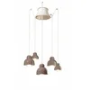 Image de Suspension Berimbau 5 Lumières Decò En Céramique C2605 Marron Moka