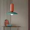 Image de Ferroluce Suspension Pau, turquoise/orange