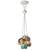 Image de Suspension Afoxè Composition 6 lumières grappe céramique Made in Italy C2659