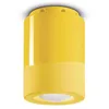 Image de Ferroluce Plafonnier Vintage Decò Pi Céramique Jaune Citron 1 Lumière E14