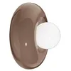 Image de Applique Vintage Decò Céramique Marron Moka 1 Lumière G9