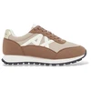 Image de A|X Armani Exchange pour femme. XW002150AF19388M6461 Baskets avec empiècements en mailles et semelle en caoutchouc texturé marron (36), Plat