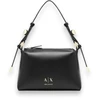 Image de A|X Armani Exchange pour femme. XW002990AF26452UC001 Sac avec appliques métalliques et bandoulière ajustable noir (OSFA), Casuel, Polyester