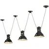 Image de Suspension 3 lampes C1692 Industrial 3 Lumière finition Vintage Noir Ferroluce