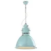 Image de Suspension C1750 Industriel 1 Lumière Finition Vintage Bleu Ferroluce