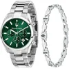 Image de Maserati Montre Homme, Analogique, Quartz, Multifonction, Bracelet en Acier, Collection Attraction, Pack Spécial - R8853151017