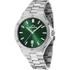 Image de Chronostar Montre Homme, Temps, Date, Analogique, 42 mm, Collection HALT, Minimal, Cadeau Homme, Vert, mat