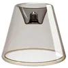 Image de Plafond design avec ampoule Ghost en cone fume