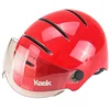 Image de Casque de vélo Urbain avec visière Kask 4 aérations Taille L Rouge