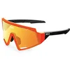 Image de Kask Koo Gafas De Sol Spectro Naranja Fluor/rojo Lentes Espejo Rojo