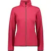 Image de CMP Pile jacquad Knit Tech Veste en Polaire Femme, Red Fluo, 50