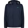 Image de CMP - Veste homme à capuche avec boutons pression, Noir Bleu, 52