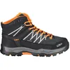 Image de CMP Rigel Mid Trekking Chaussures WP, Marche, Antracite Flash Orange, 30 EU