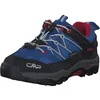 Image de CMP Kids Rigel Low Trekking Shoes WP Mixte Enfant Chaussures de randonnée, Bleu Gris Rouge Cobalto Stone Fire, 33 EU