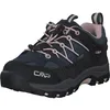 Image de CMP Kids Rigel Low Trekking Shoes Kids WP Mixte Enfant Chaussures de randonnée, Gris Asphalte Rose, 39 EU