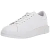 Image de Armani Exchange Trainers Lace up Snea White