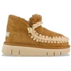 Image de Mou pour femme. MU.FW531009A Baskets en cuir marron Eskimo Bounce (37), 3 à 5 cm, Aucun, Casuel