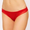 Image de La Perla - Bas de Maillot Graphique Couture rouge 38