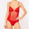 Image de La Perla - Maillot de Bain 1 Pièce Graphique Couture rouge T.40/A