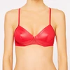 Image de La Perla - Haut de maillot Beach Nervures rouge corail T.38/C