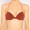Image de La Perla - Haut de maillot Eva imprimé terracotta/fuchsia T.36/C