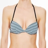 Image de La Perla - Haut de maillot de bain (taille petit) push-up Eva bleu clair/noir T.40/B