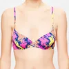 Image de La Perla - Haut de maillot avec armatures Fleur de Plume imprimé bleu/multicolore T.38/B