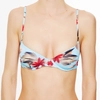Image de La Perla - Haut de maillot de bain (taille petit) avec armatures Plumes bleu clair T.38/C