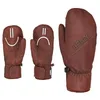 Image de Level Darth Mitt- Moufles de ski femme et homme en cuir avec fermeture à déchirure, gants d'hiver pour homme et femme thermiques imperméables et respirants, vêtements de neige idéal pour skieurs et