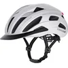 Image de Limar Action Urban Casque de vélo avec feu arrière LED, ventilé en Mould, réglage Competition+, Blanc Mat, Taille M (53-57 cm)
